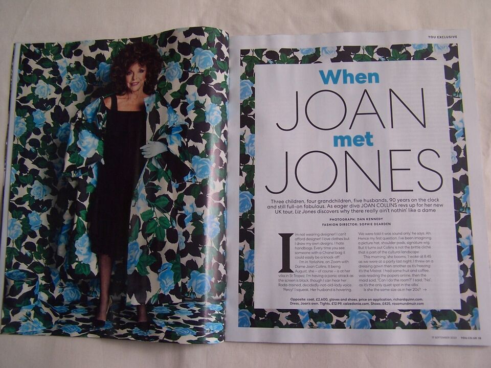 YOU magazine September 2023 JOAN COLLINS Cover