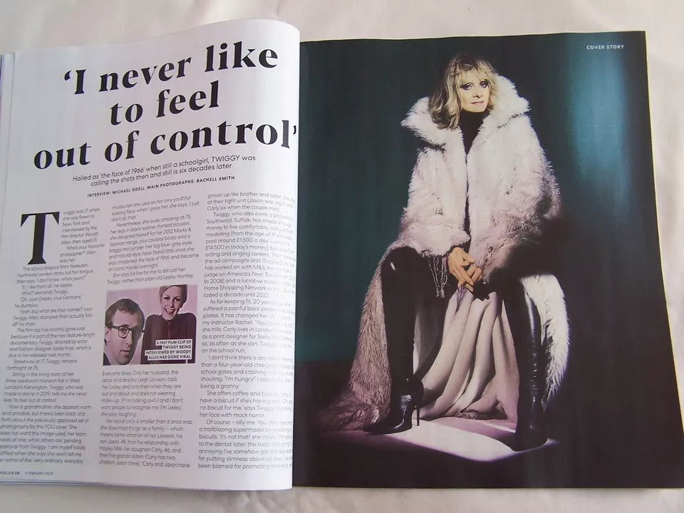YOU MAGAZINE 09 FEBRUARY 2025 TWIGGY AT 75