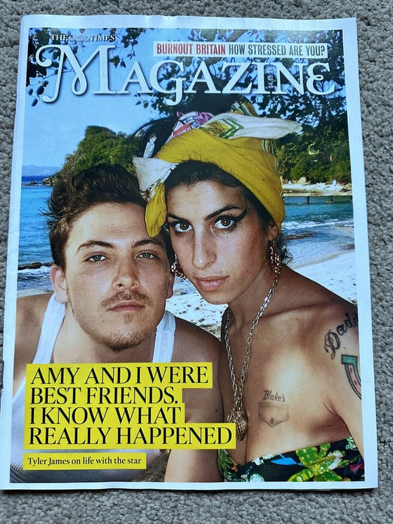 TIMES magazine 4 May 2024 AMY WINEHOUSE by Tyler James Robert F Kennedy
