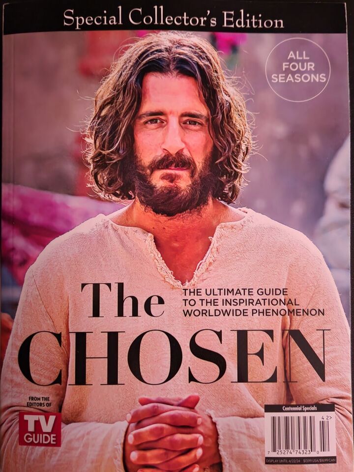 THE CHOSEN - Jonathan Roumie TV GUIDE 2024 SPECIAL COLLECTORS EDITION MAGAZINE