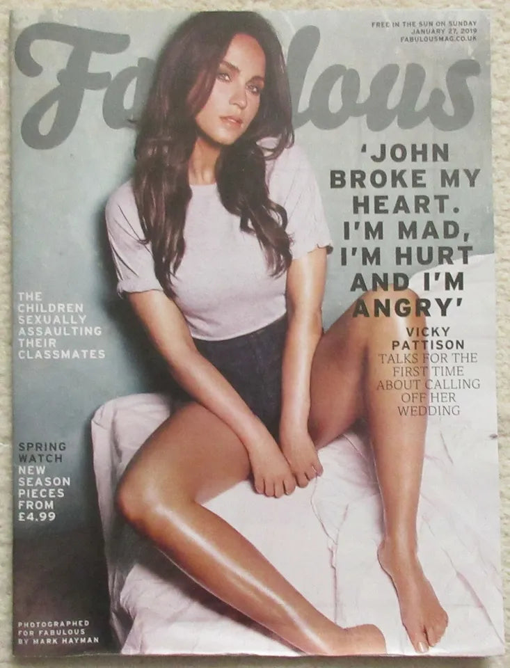 Vicky Pattison - Fabulous magazine – 27 January 2019