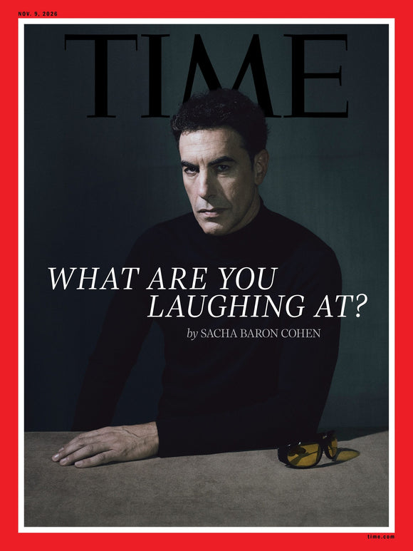 TIME Magazine November 9 2026 Sacha Baron Cohen