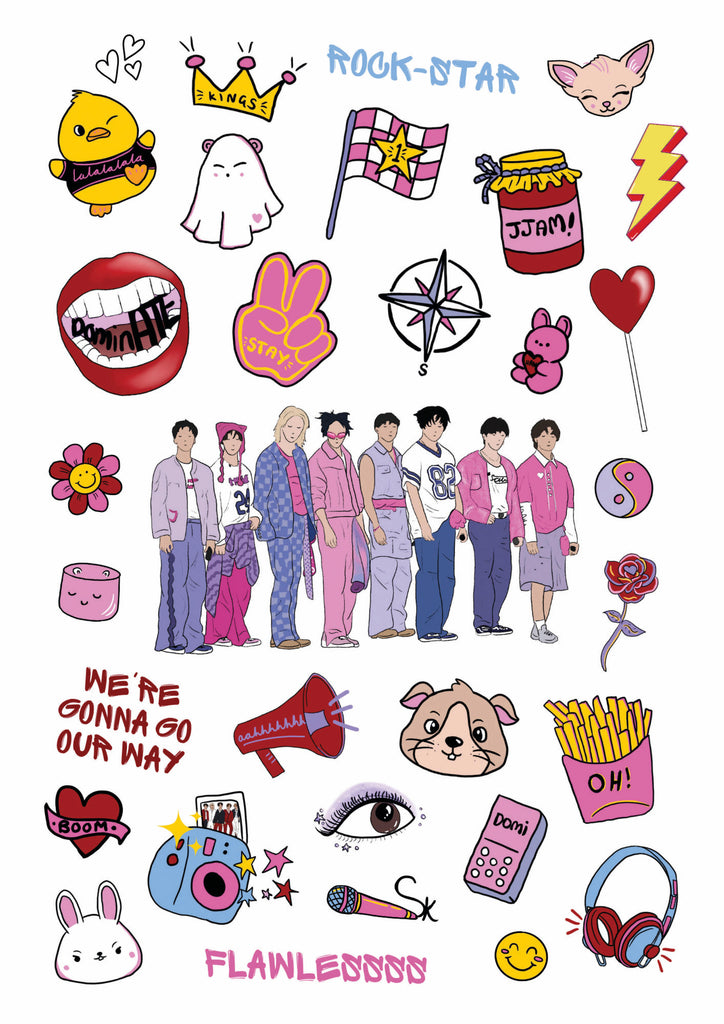 Stray Kids Annual Review magazine 2025 Includes: 2026 Wall calendar, posters, stickers