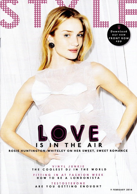 Style Magazine Feb 2014 - Rosie Huntington-Whiteley Jared Leto Kristen Stewart