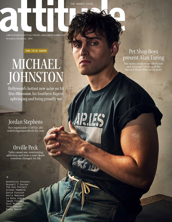 Attitude Magazine November/December 2026 - Michael Johnston (Pre-Order)