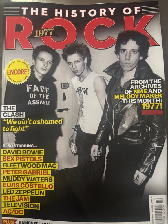 The History of Rock magazine 1977 - The Clash - David Bowie - Fleetwood Mac - Peter Gabriel