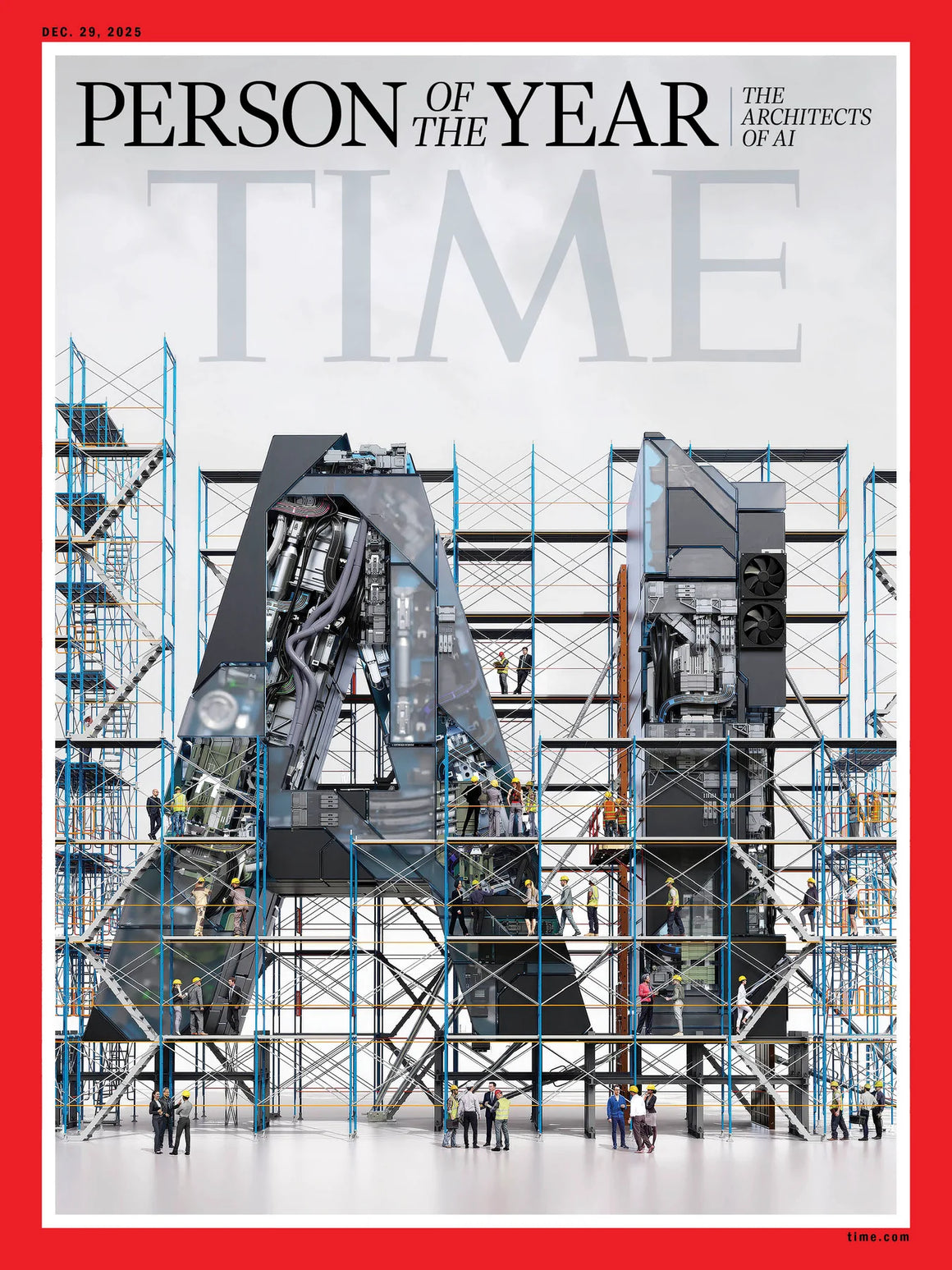 TIME Magazine Person of the Year 2025 - AI - Architecture Cover
