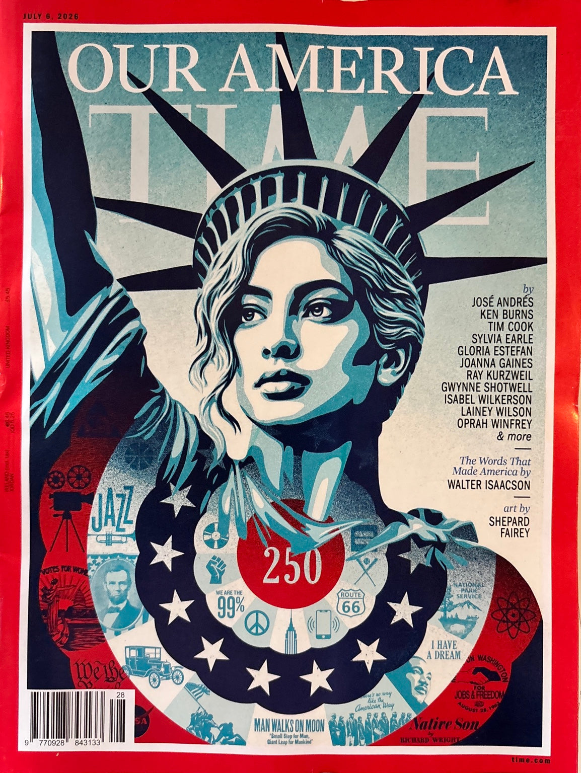 Time Magazine 6 July 2026 Our America 250 Cover