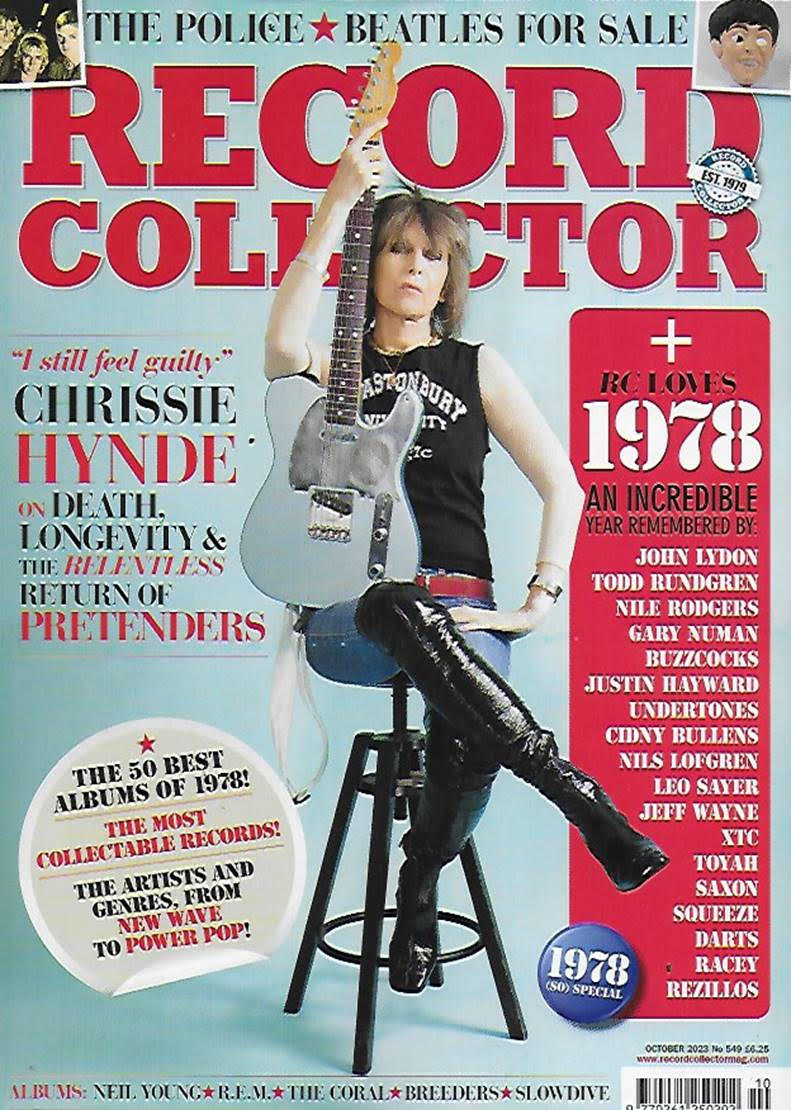 Record Collector Magazine #549 October 2023 Chrissie Hynde