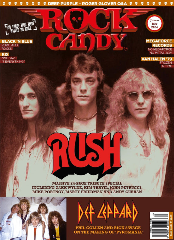 ROCK CANDY #44 June-July 2024 RUSH Def Leppard