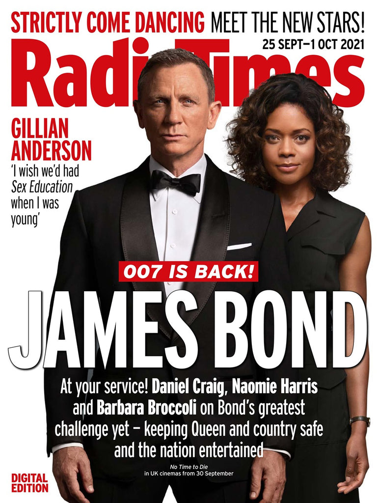 JAMES BOND Daniel Craig No Time To Die cover UK Radio Times Magazine 25 Sept 2021