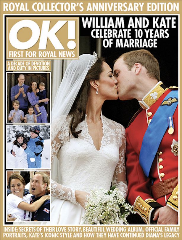 10　Magazine　Anniversary　Year　William　Special　Middleton　YourCelebrityMagazines　OK!　Kate