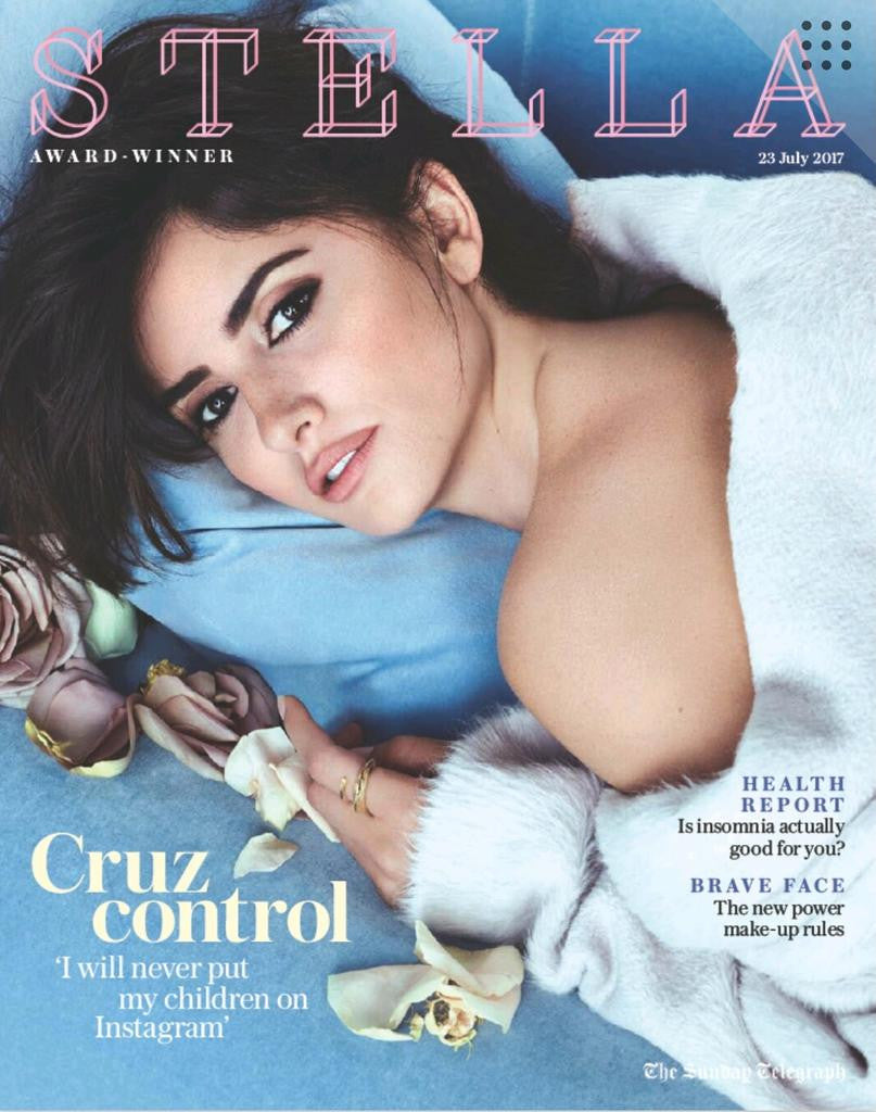 UK Stella Magazine 23 July 2017 Penelope Cruz Cover Interview