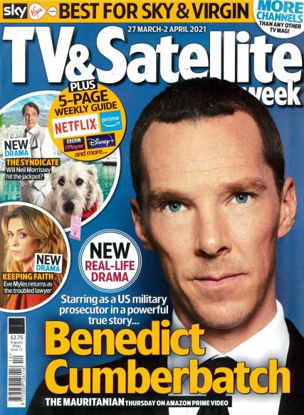 UK TV & Satellite Magazine 27 March 2021 Benedict Cumberbatch - The Mauritanian