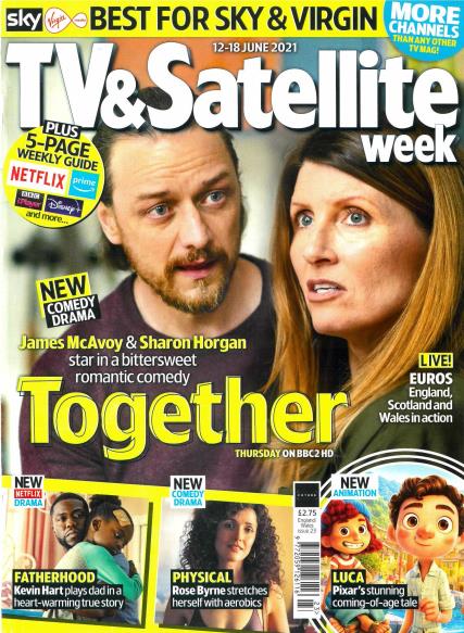 TV & Satellite Week magazine 12 June 2021 James McAvoy & Sharon Horgan