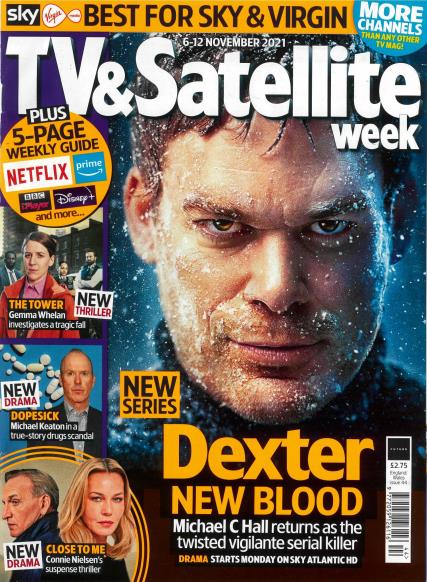 TV & SATELLITE WEEK Mag 06/11/2021 DEXTER Michael C Hall