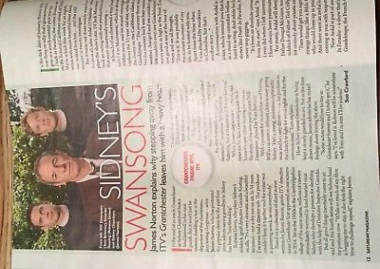 UK SATURDAY Mag 01/2019: HOLLY WILLOUGHBY Lizzie Webb JAMES NORTON Emilia Fox