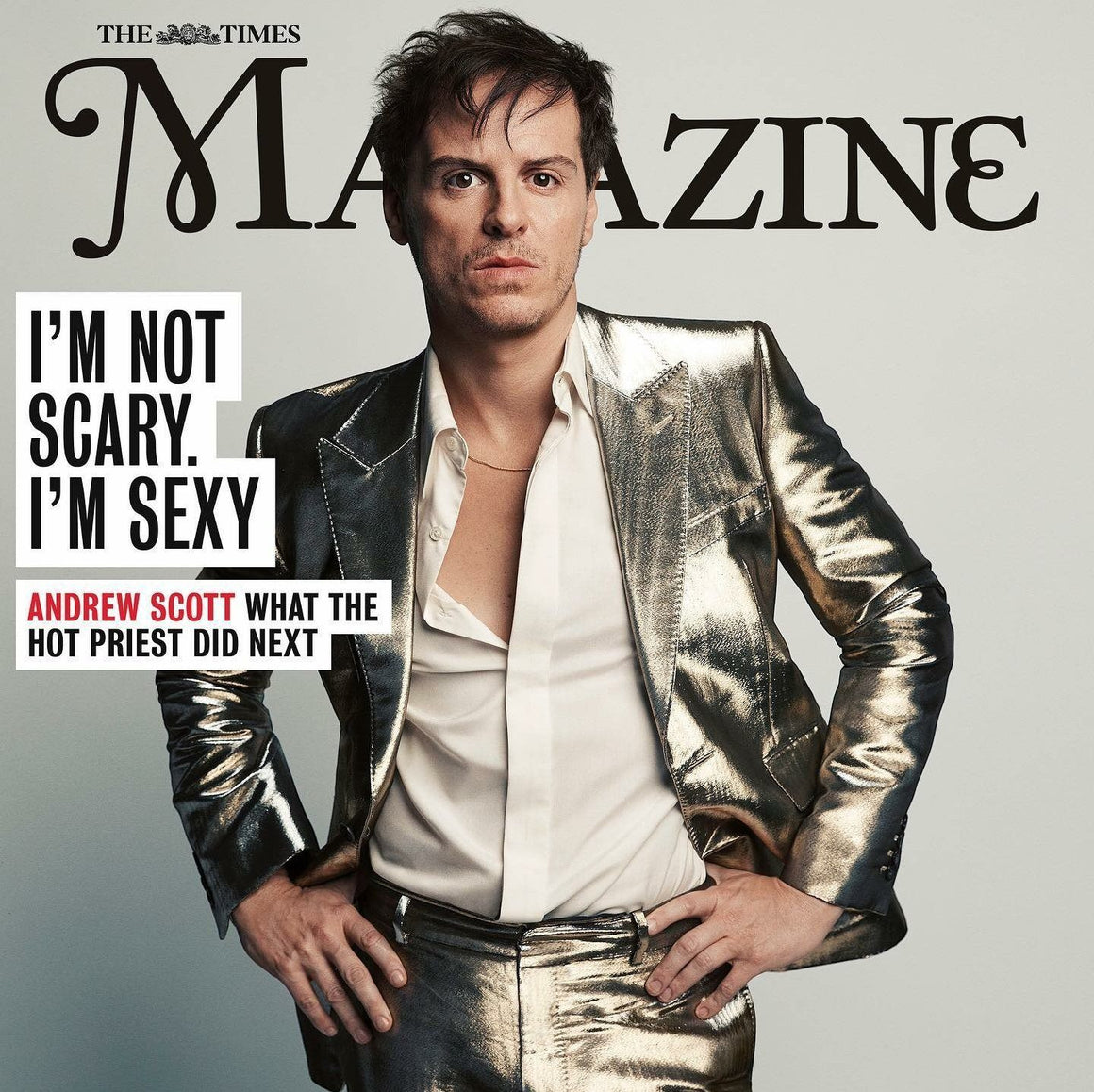 TIMES magazine November 2020 Andrew Scott cover and interview