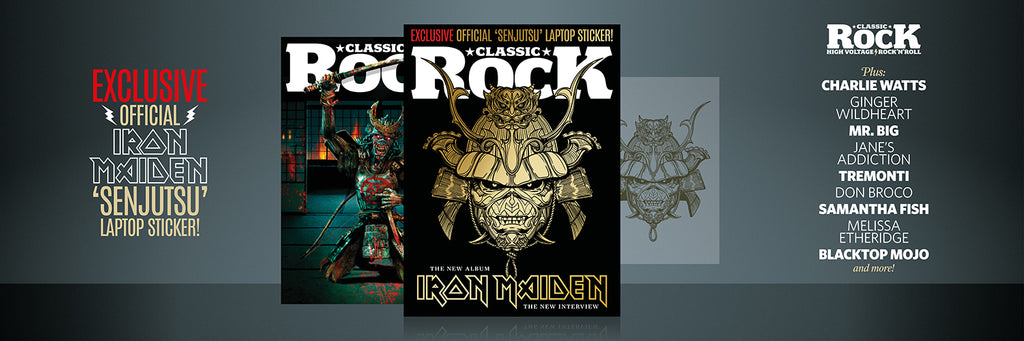 Classic Rock Issue 293 Iron Maiden - The New Album - Charlie Watts + Laptop Sticker