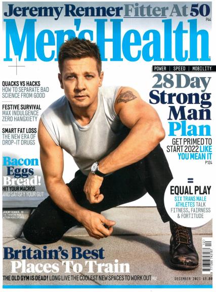 MENS HEALTH Magazine (UK) December 2021 Jeremy Renner