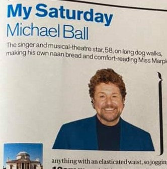 UK TELEGRAPH Magazine May 2021: ROBIN WRIGHT COVER FEATURE Michael Ball