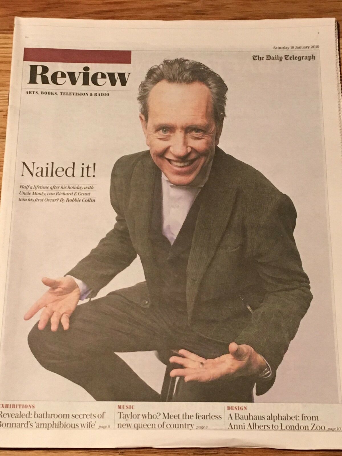 UK Telegraph Review Jan 19th 2019 RICHARD E GRANT Pierre Bonnard MARE Uk telegraph review jan 19th 2019 richard e grant pierre bonnard mare