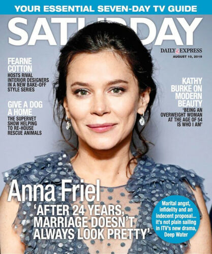 SATURDAY Magazine 08/2019: ANNA FRIEL Noel Fitzpatrick PAT SHARP Russell Crowe