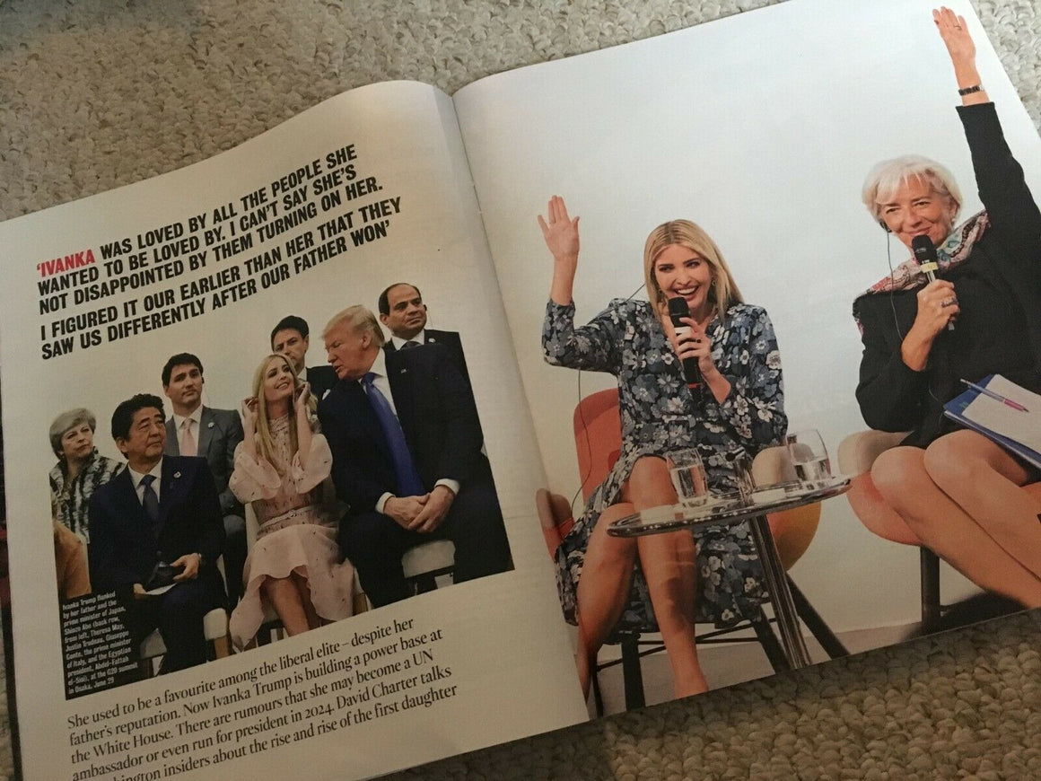 UK TIMES Magazine 10 August 2019 Ivanka Trump - 'Her Next Move' (Donald Trump)