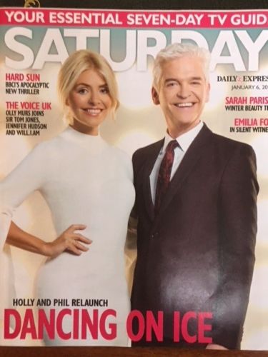 UK SATURDAY 01/2018 SARAH LANCASHIRE David Barry JACK DAVENPORT Emilia Fox