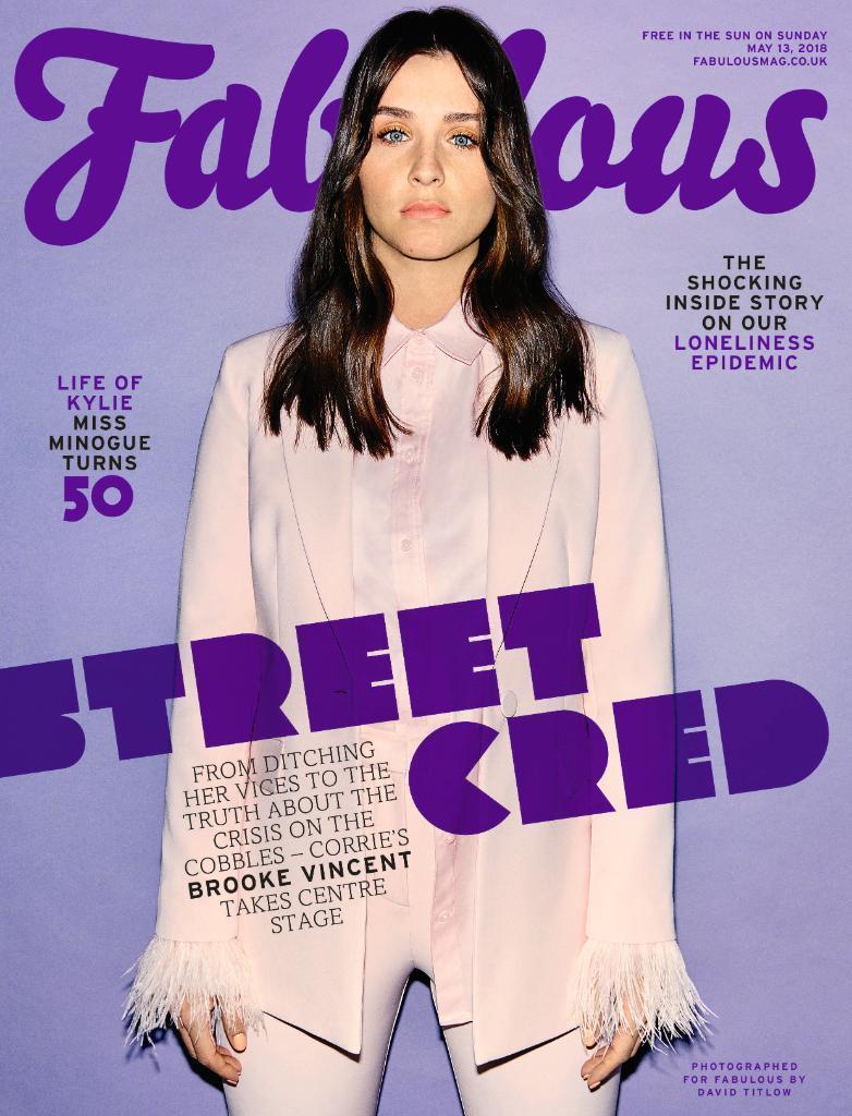 UK FABULOUS Magazine May 2018 Brooke Vincent Kylie Minogue Tiffany Darwish