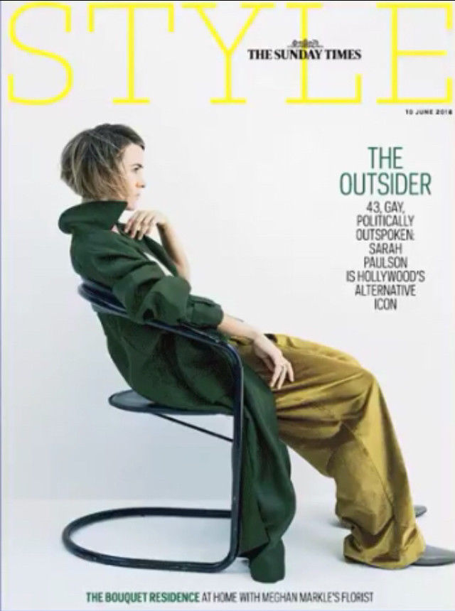 UK Style Magazine June 2018: SARAH PAULSON COVER INTERVIEW