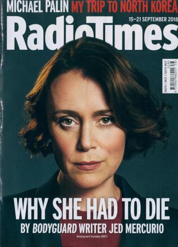 UK Radio Times Magazine Sept 2018: Keeley Hawes Jodie Comer Harry Dean Stanton