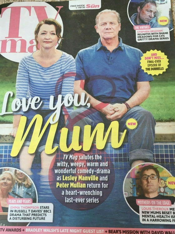 SUN TV Magazine May 2019: MUM Lesley Manville PETER MULLAN Anne Reid EVE MYLES
