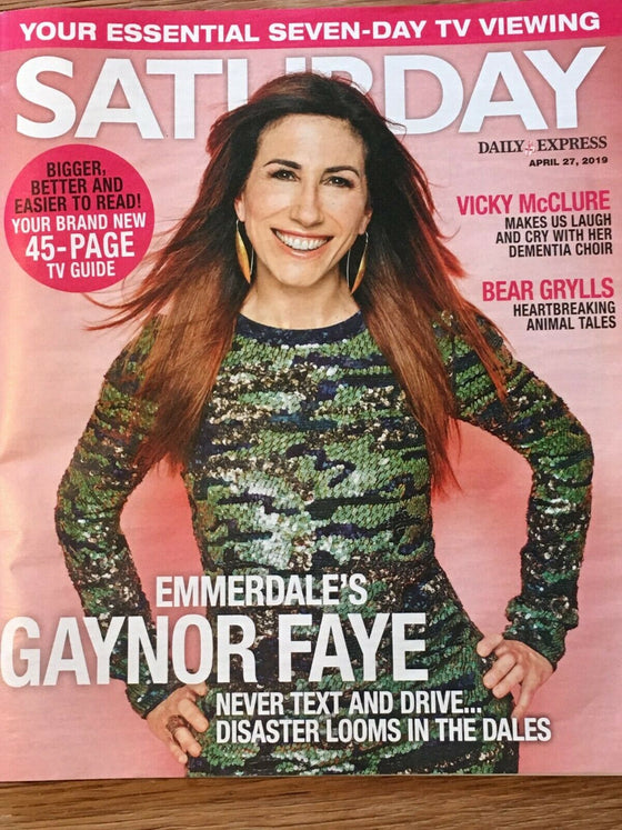 UK SATURDAY Mag 04/2019: GAYNOR FAYE Bruce Hornsby GRATEFUL DEAD Liam Charles