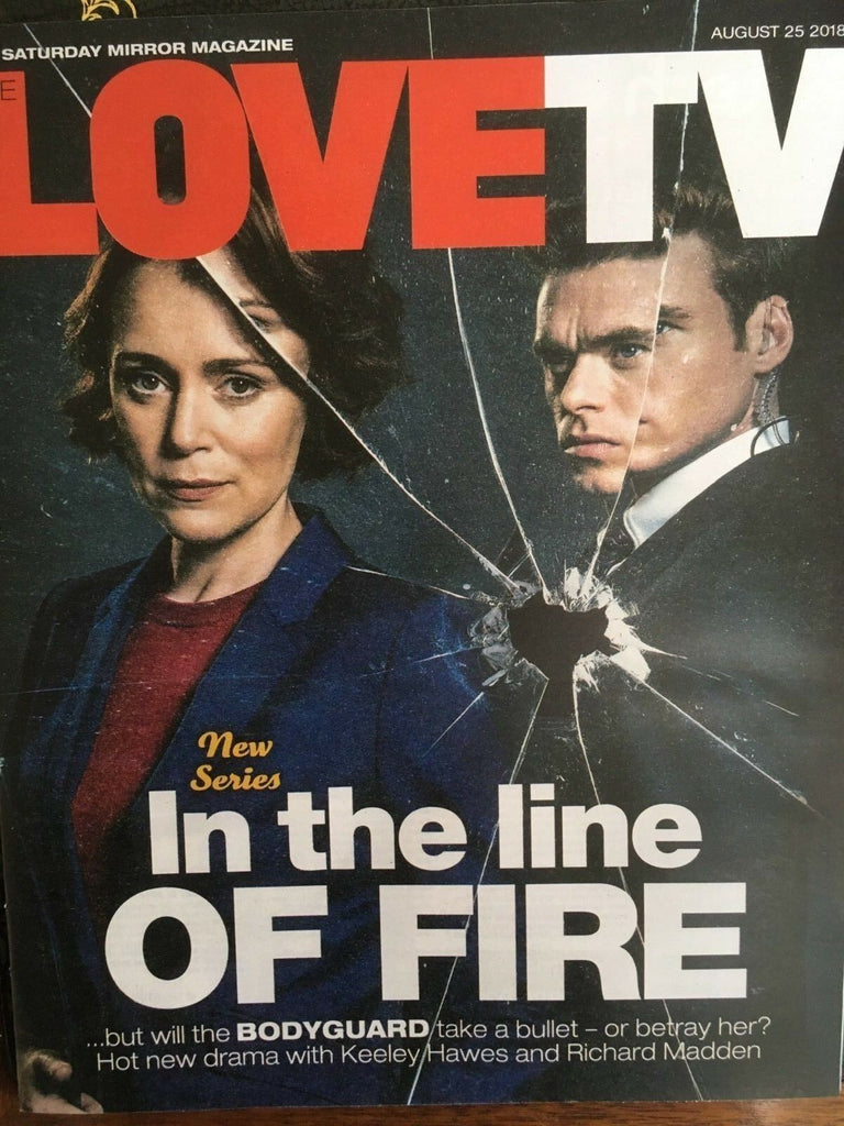 LOVE TV Magazine 08/2018: KEELEY HAWES Richard Madden DAVID MITCHELL
