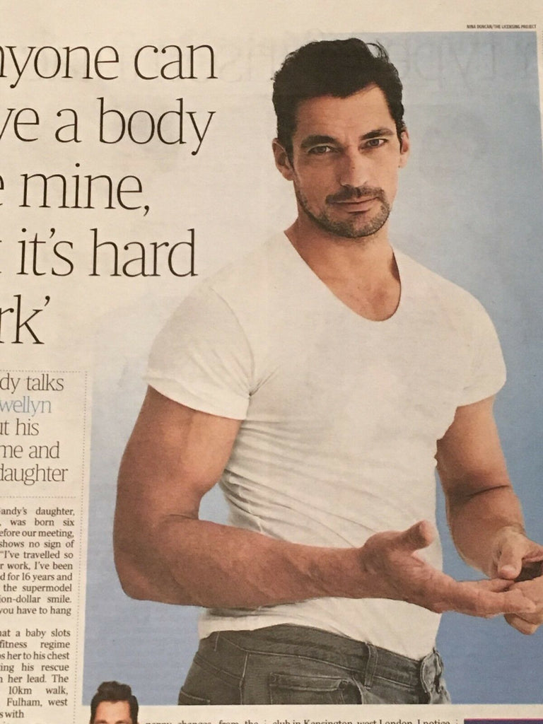 UK Times Weekend January 2019: DAVID GANDY Male Model Hunk PHOTO INTERVIEW