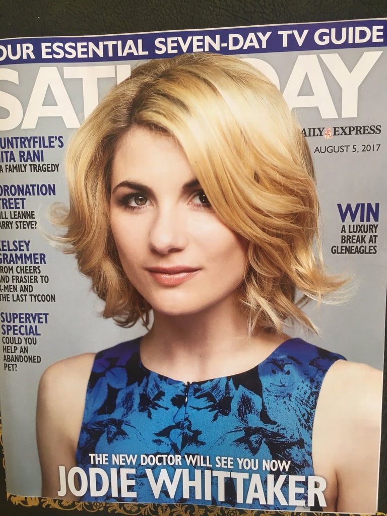 Saturday Magazine Aug 2017 Jodie Whittaker Dr Who Noel Fitzpatrick Jane Danson