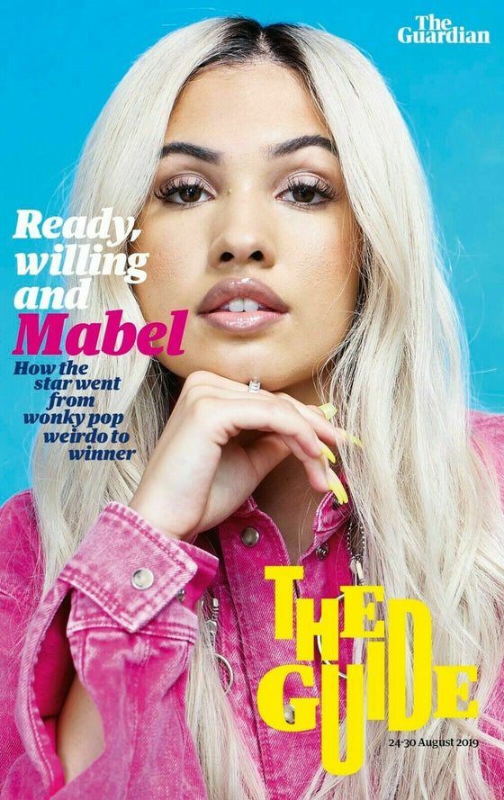 UK Guardian Guide Magazine August 2019: MABEL COVER & FEATURE