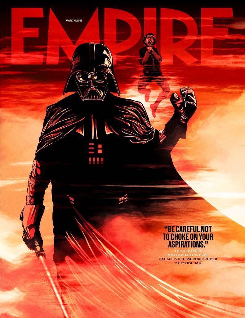 Empire Magazine March 2018 STAR WARS DARTH VADER LTD EDITION SUBSCRIBER COVER