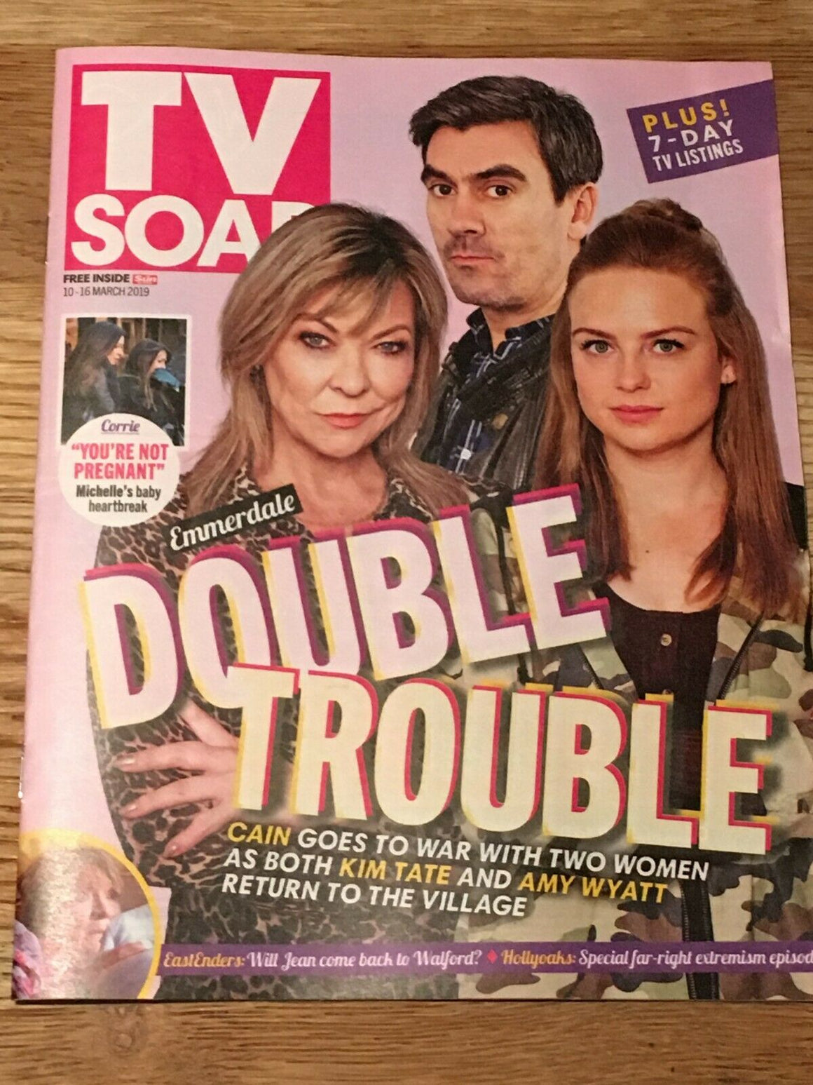 TV Soap Magazine 10 March 2019: CLAIRE KING FAYE BROOKES Natalie Ann Jamieson