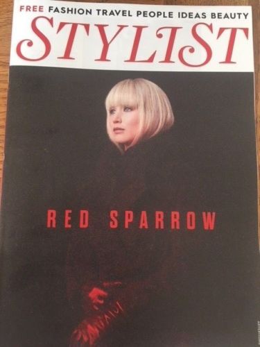UK Stylist Magazine March 2018 JENNIFER LAWRENCE Red Sparrow COVER STORY