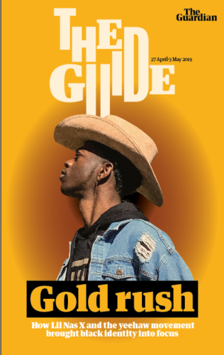 UK Guardian Guide April 2019: LIL NAS X COVER AND FEATURE - THE O'JAYS