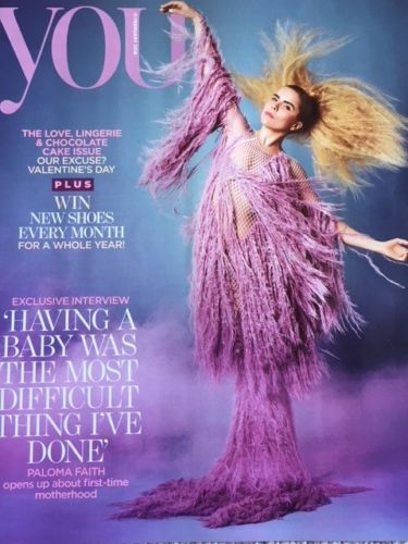 UK You Magazine February 2018 PALOMA FAITH COVER INTERVIEW - YOLANDA KETTLE