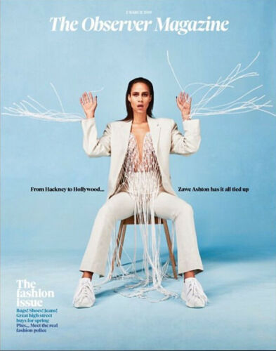 UK Observer Magazine March 2019: ZAWE ASHTON Siri Hustvedt SIMON REEVE