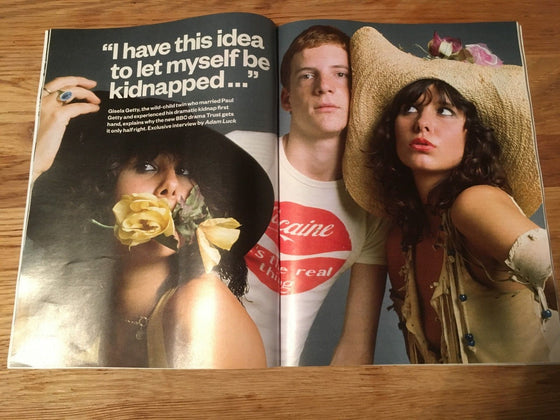 UK Sunday Times Magazine SEPT 2018: GISELA GETTY interview PAUL Michael Palin