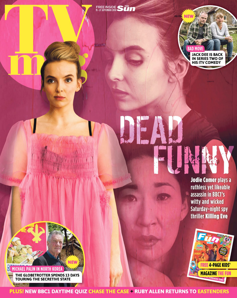 UK TV Magazine SEPTEMBER 2018: JODIE COMER Killing Eve COVER STORY