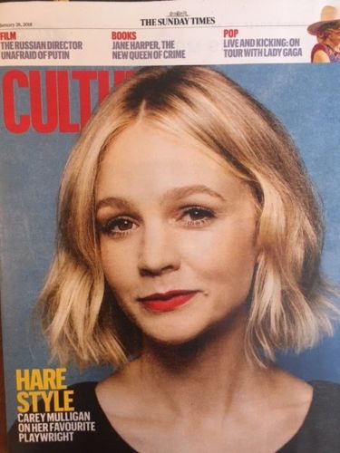UK Culture Magazine Jan 2018: CAREY MULLIGAN COVER STORY PLUS LADY GAGA