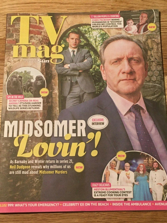 SUN TV Magazine 01/2020: NEIL DUDGEON Midsomer Murders EMMA ATKINS