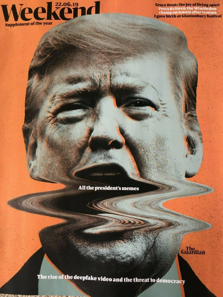 GUARDIAN magazine 15 June 2019 - Donald Trump Cover + feature - Petra Kvitova