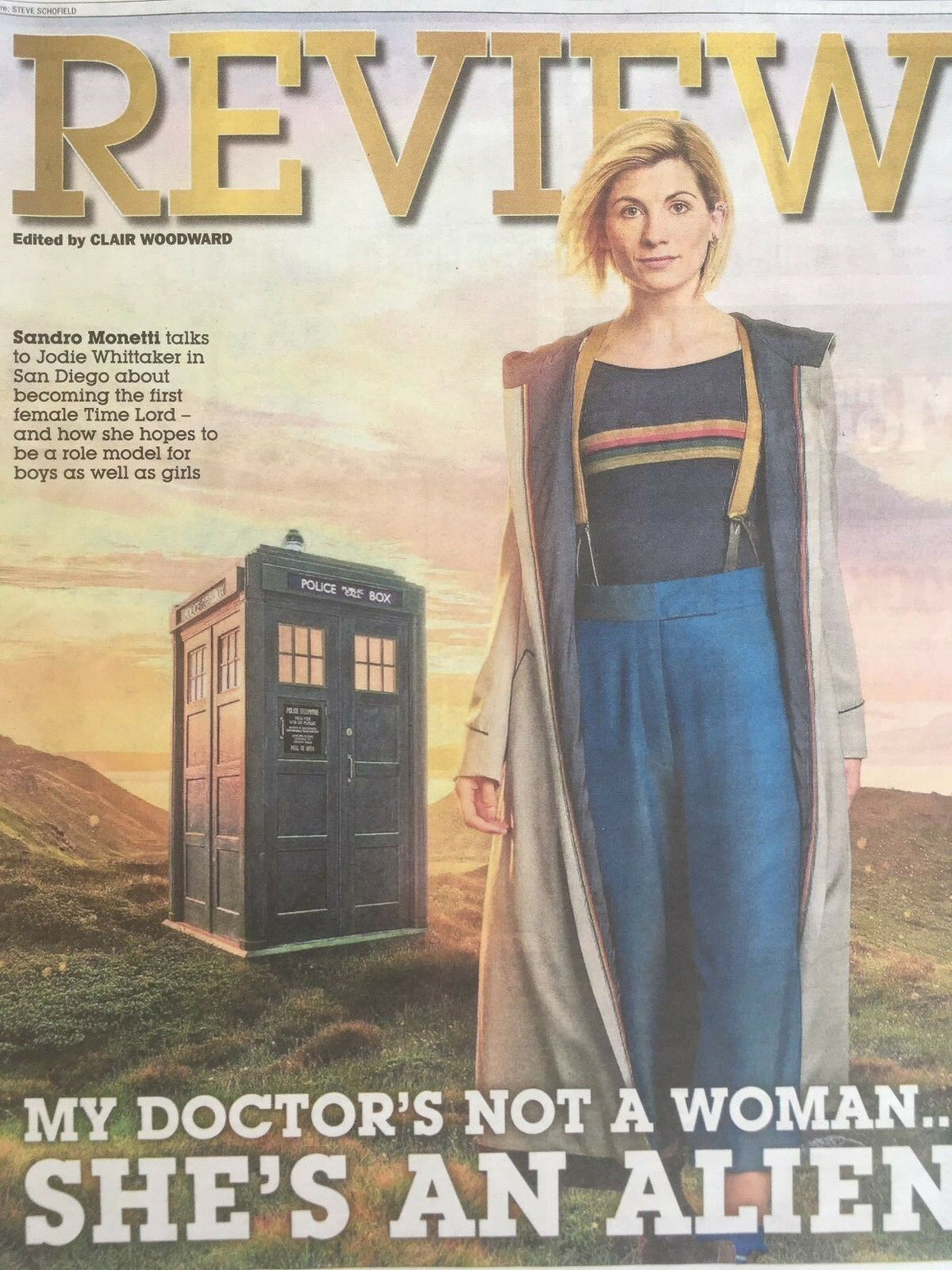 UK EXPRESS REVIEW July 2018: JODIE WHITTAKER (DOCTOR WHO) COVER FEATURE